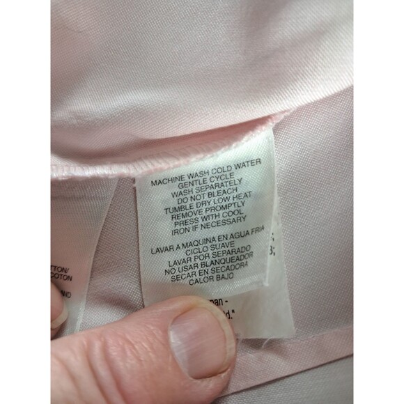 🩷Jones New York Collection Women’s Non-Iron Blouse Pink Size 10 Long Sleeve - Picture 7 of 11